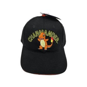 POKEMON CHARMANDER NINTENDO VINTAGE HAT 1999 “GOTTA CATCH ‘EM ALL!”: NEW / TAGS